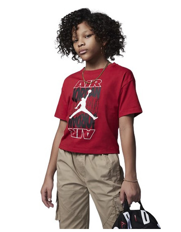 Jordan Girls New Wave Tee "Gym Red"