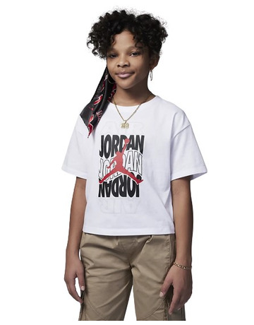 Jordan Girls New Wave Tee "White"
