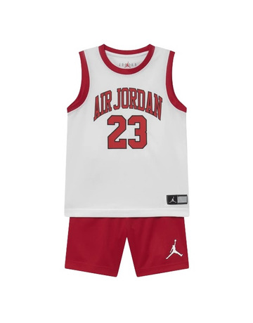 Conjunto Jordan Infants HBR DNA Muscle Tank and Short "Gym Red-White"