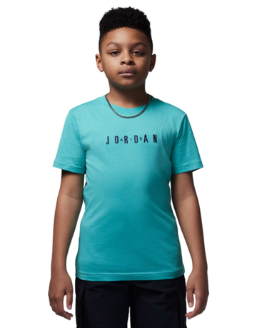 Jordan Infants JDB MJ Wordmark Embroidered Tee "Washed Teal"