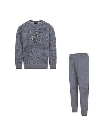 Jordan Infants Jumpman Take Flight Crew Neck And Joggers Set "Carbon"