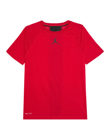 Jordan Kids Core Performance SS Top "Gym Red"