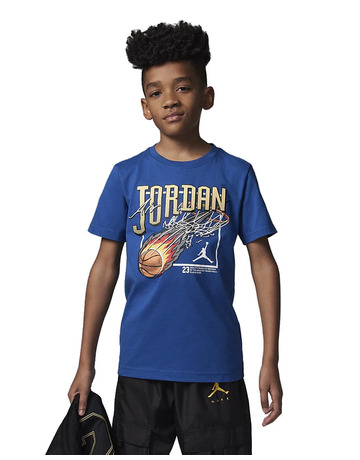 Jordan Kids Fireball Dunk Tee "True Blue"