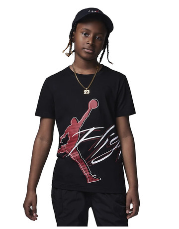 Jordan Kids Halftone Flight Logo Tee "Black"