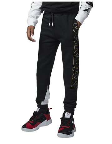 Jordan Kids Holiday Shine Fleece Pants "Black"