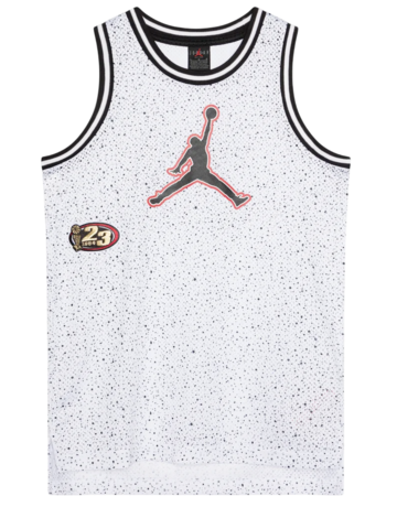 Jordan Kids JBD Play Off Speckle Jersey Tank Top "White"