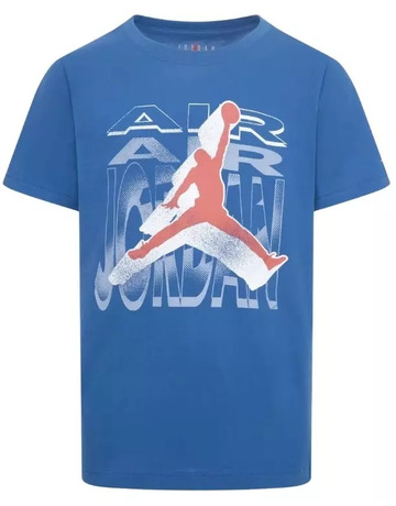 Jordan Kids JDB Air 2 3D Short Sleeve Tee "Industrial Blue"