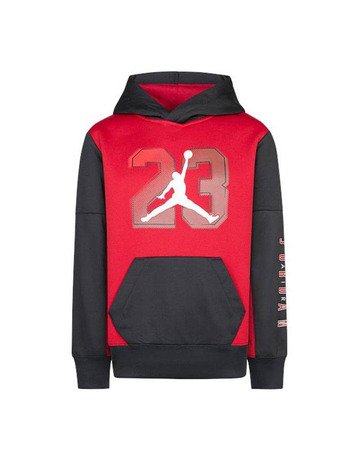 Jordan Kids Jumpman 23 Pollover Hoodie "Gym Red"