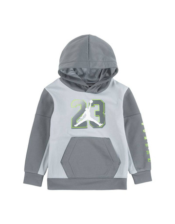 Jordan Kids Jumpman 23 Pollover Hoodie "Smoke Grey"