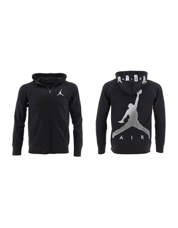 Jordan Kids Jumpman Big Sport Therma FZ Hoodie "Black"
