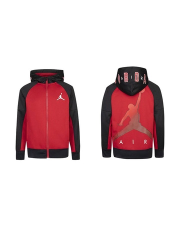 Jordan Kids Jumpman Big Sport Therma FZ Hoodie "Gym Red"