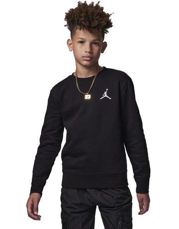 Jordan Kids MJ Essentials Crew Neck Sweatshirt "Black"