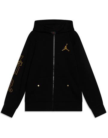 Jordan Kids Take Flight Full-Zip Fleece Hoodie "Black"