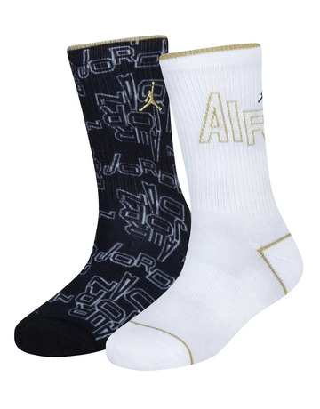 Jordan Kids Take Flight Holiday Shine Crew Socks (2 Pack)