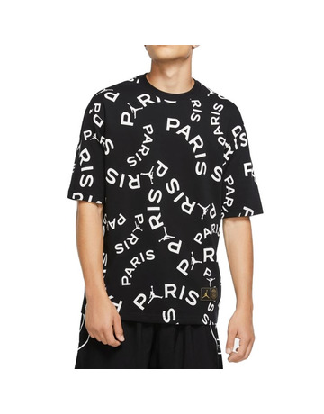 Jordan Paris Saint-Germain Jock Tag T-Shirt "Black"