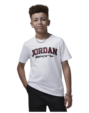 Jordan Kids Sport Dri-Fit Tee "White"