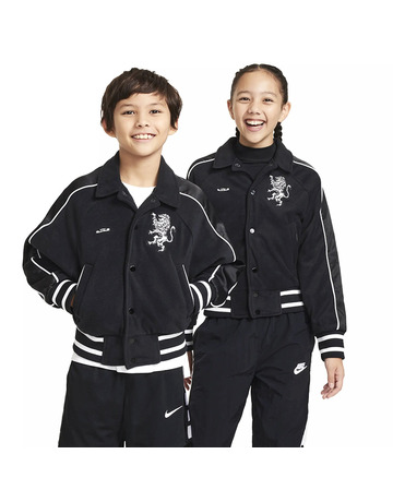 LeBron Kids' Basketball Jacket "Black"