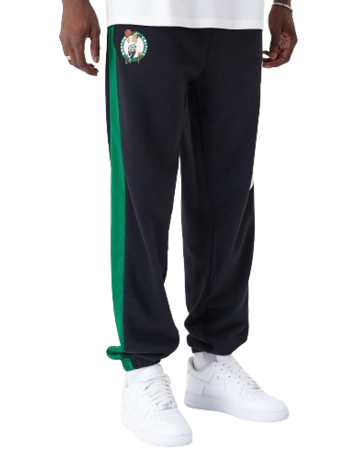 New Era NBA Boston Celtics Mesh Panel Grey Relaxed Joggers