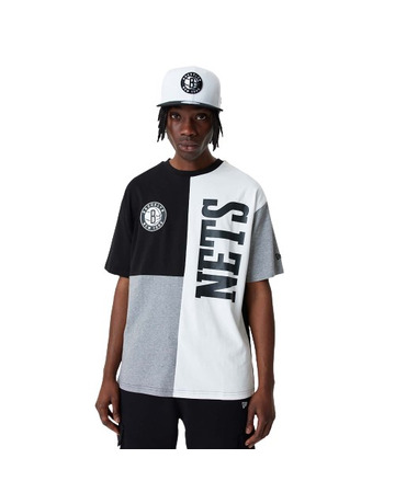 New Era NBA Brooklyn Nets Cut And Sew Oversized Tee