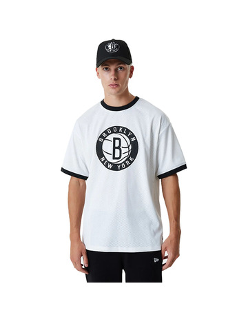 NBA BROOKLYN NETS INFILL TEAM LOGO JERSEY 'BLACK