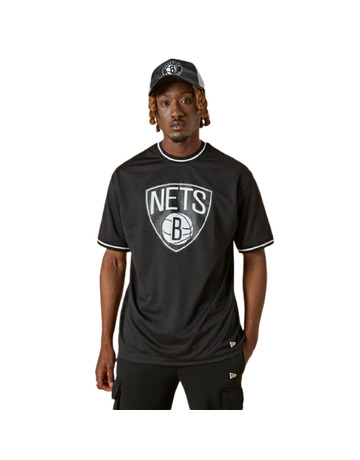 New Era NBA Brooklyn Nets Team Logo Oversize Mesh Tee