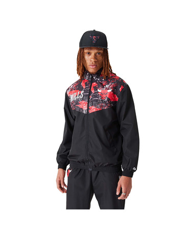 New Era NBA Chicago Bulls AOP Panel Track Jacket