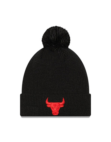 New Era NBA Chicago Bulls Bobble Beanie Pompom "Black"