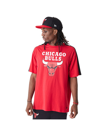 New Era NBA Chicago Bulls Colour Block Oversized T-Shirt