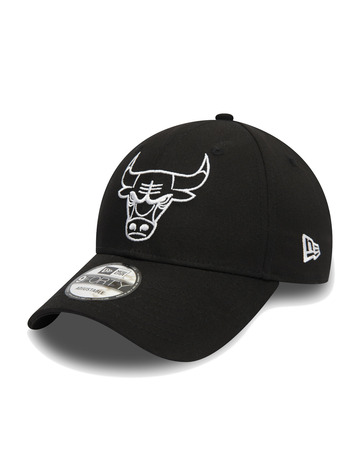 New Era NBA Chicago Bulls Essential Outline 9FORTY Cap "Black"