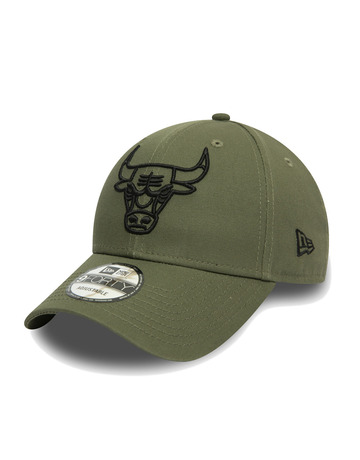 New Era NBA Chicago Bulls Essential Outline 9FORTY Cap "Fresh Olive"