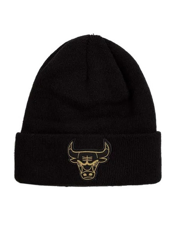 New Era NBA Chicago Bulls Metallic Badge Beanie