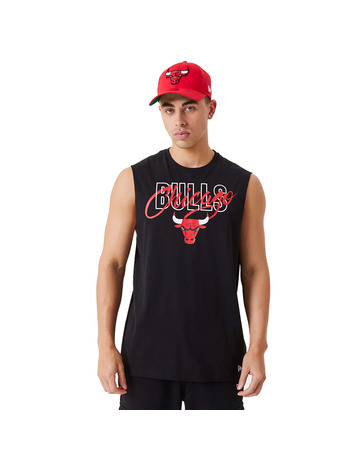 New Era NBA Chicago Bulls NBA Script Essential Sleeveless Tee