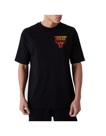 New Era NBA Chicago Bulls Neon Fade Logo Tee