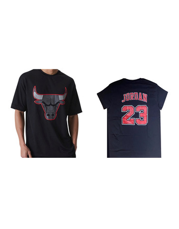 T-shirts New Era NBA Neon Graphic Tee Chicago Bulls Black