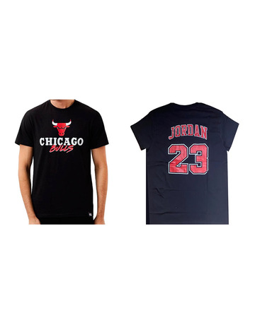 New Era - NBA Chicago Bulls Split Logo Tee Red