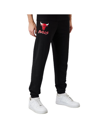 New Era NBA Chicago Bulls Script Logo Jogger "Black"