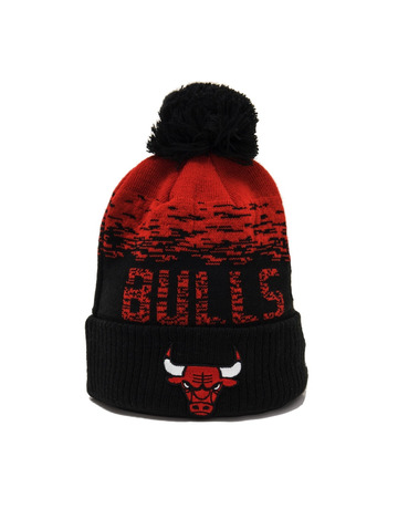 New Era NBA Chicago Bulls Sport Knit Cuff Beanie Pompom