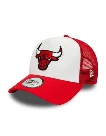 New Era NBA Chicago Bulls Team Colour A-Frame Trucker Cap "Red"