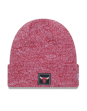 NEW ERA  Chicago Bulls Infill Pompom Beanie Red