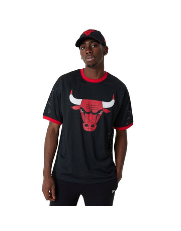 New Era NBA Chicago Bulls Team Logo Mesh OS Tee