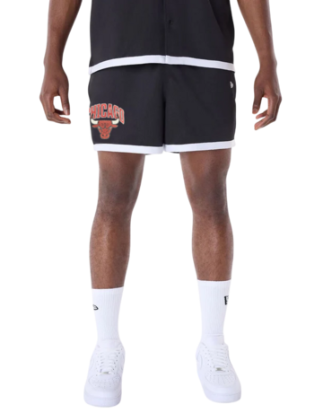 New Era NBA Chicago Bulls Team Logo Shorts "Black "