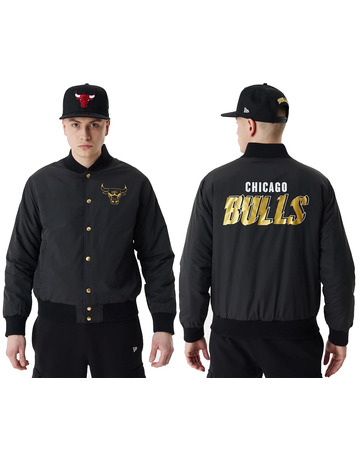 NEW ERA NBA Chicago Bulls Wordmark Bomber Jacket