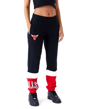 New Era NBA Chicago Bulls Womens Colour Block Joggers