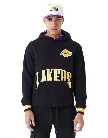 New Era NBA L.A Lakers Arch Graphic Oversized Pullover Hoodie