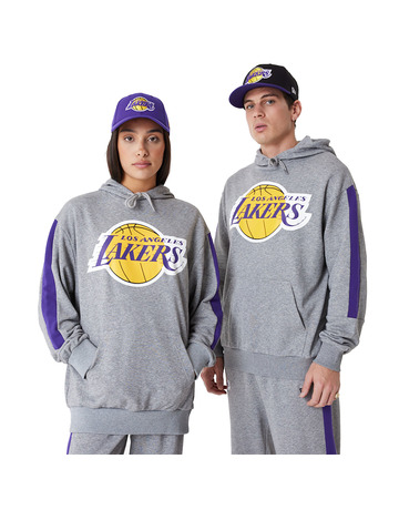 New Era NBA L.A Lakers Colour Block Pullover Hoodie