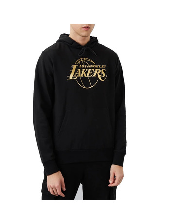 New Era NBA L.A Lakers Logo Foil Print "Black-Gold Metallic"