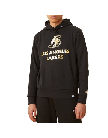 New Era NBA L.A Lakers Metallic Gold Logo Hoodie