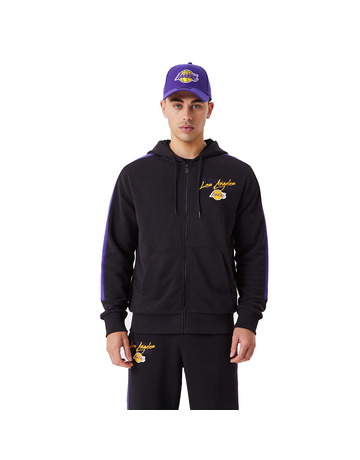 New Era NBA L.A Lakers NBA Script Logo FZ Hoodie