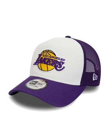 New Era NBA L.A Lakers Team Colour A-Frame Trucker Cap "Purple"