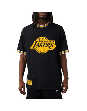 New Era Los Angeles Lakers NBA Team Logo Mesh Oversized T-Shirt